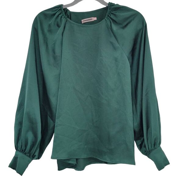 skyLar Rose Peplum Shoulder Flowy Top Size S - Picture 1 of 9